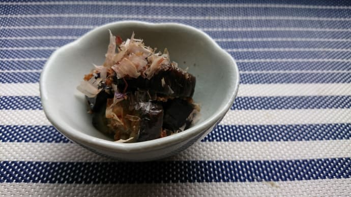 茄子のピリ辛煮。