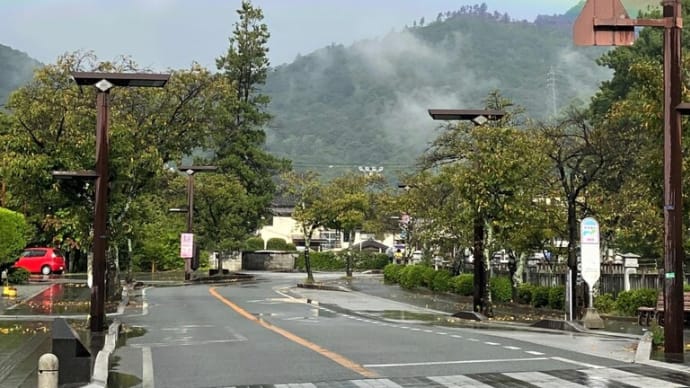台風が近づいて