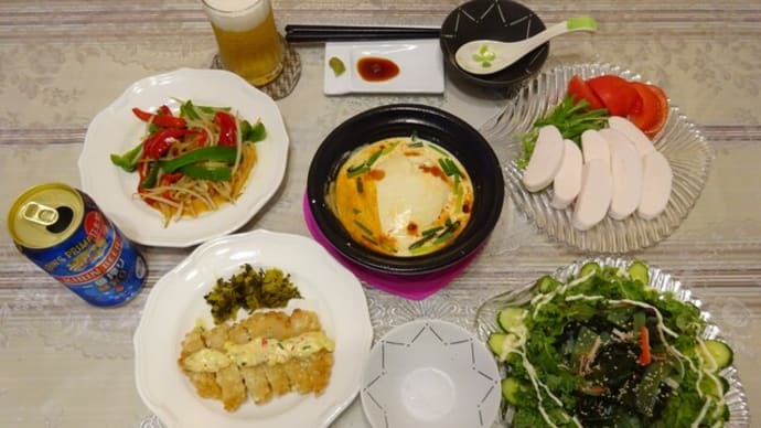 相模屋の麻婆豆腐と紀文の海老はんぺん!ガラスは危険‼