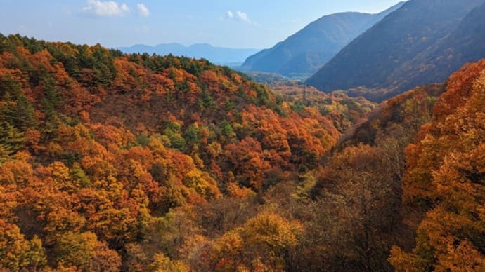西山の渓谷へ