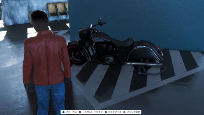 近所のバイカー