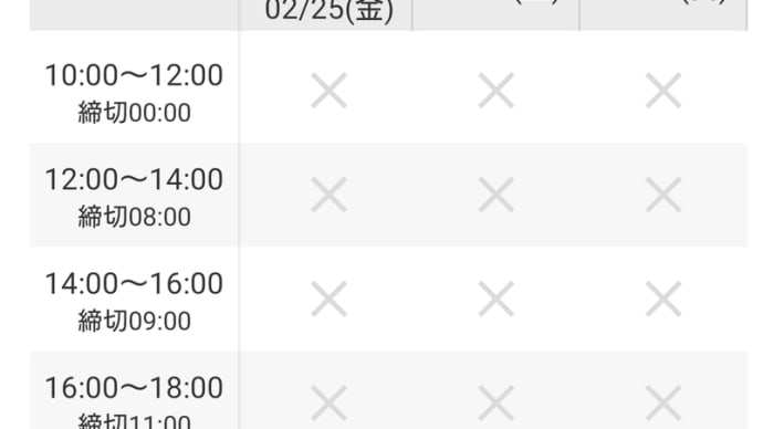 ネットスーパーが混み合っています