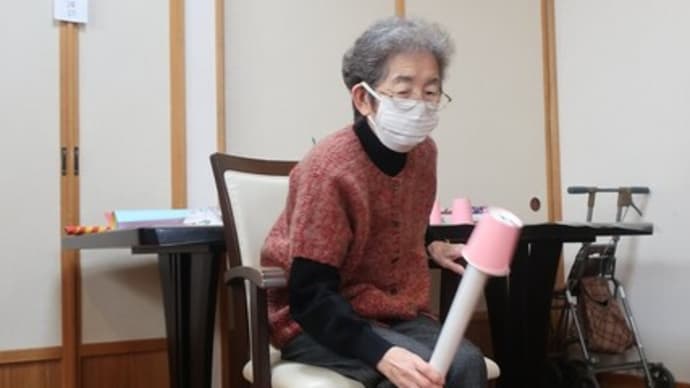 紙コップ飛ばし!!