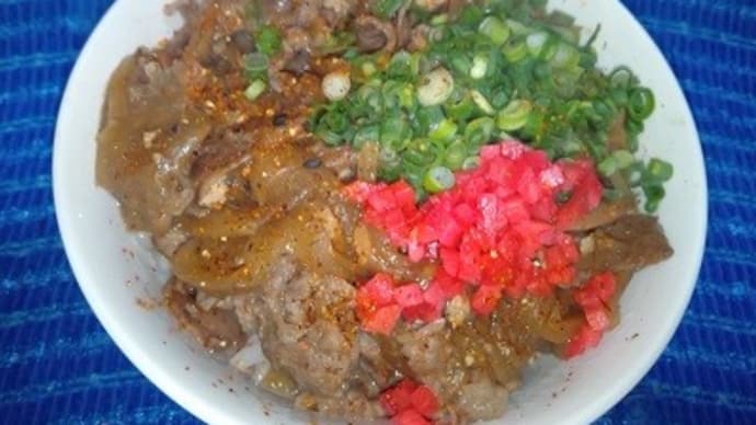肉豆腐豆腐無風黒毛和牛丼、昼食はしっかりいただいたんだね:D