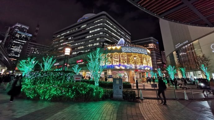 東京交通会館のイルミネーション