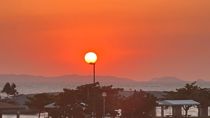 【糸満市】サザンビーチホテル&リゾートから見る夕日
