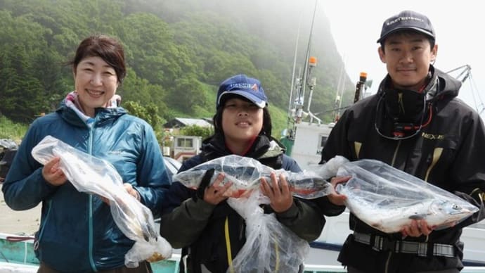 今日はモイレウシで釣れました~!
