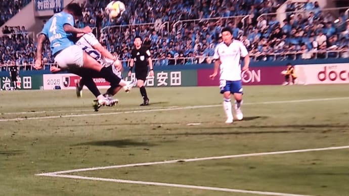 横浜FCがコーナーキックをゲット
