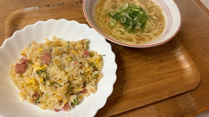 久しぶりに自分でチャーハン