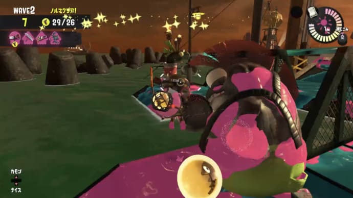ダムの桟橋でナイスアシスト!ドスコイさん!