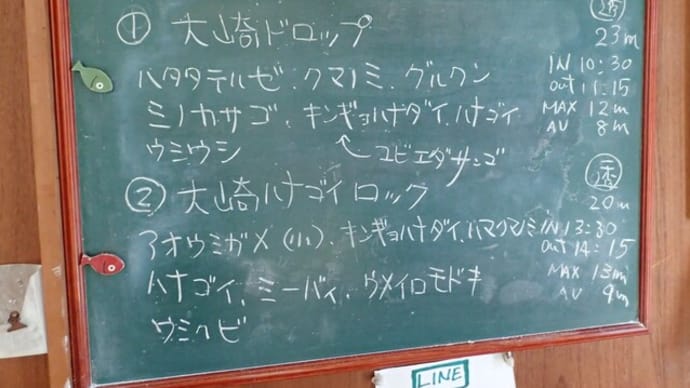 20221028ダイビングログ
