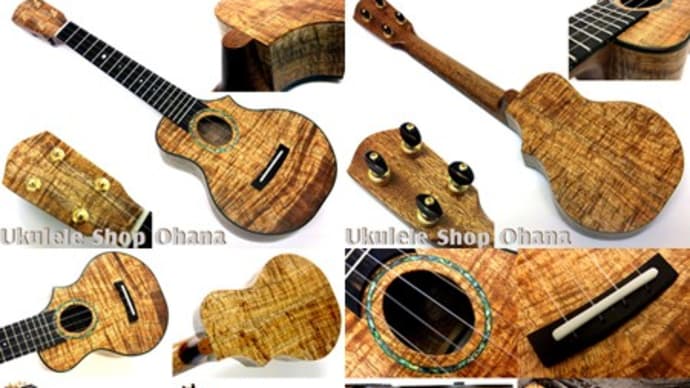 Matsui Ukulele♪カウアイ島コア仕様の新作入荷です(´▽`*)♪