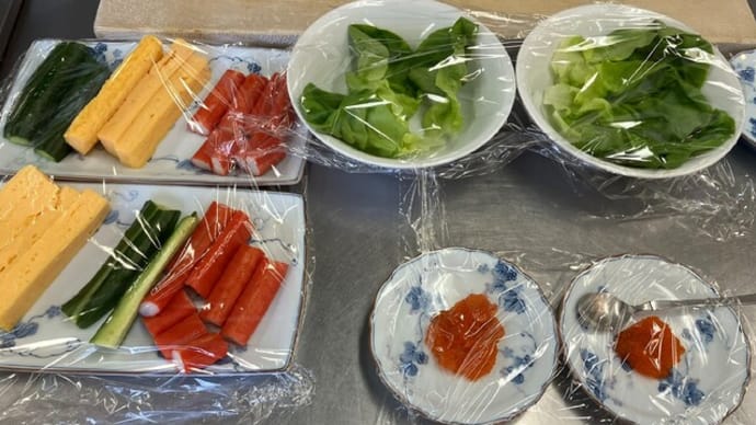 オムDE食いジーヌ・・・太巻きを作ってルンルン♪