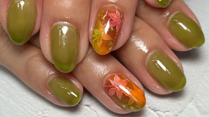 ☆紅葉ネイル☆