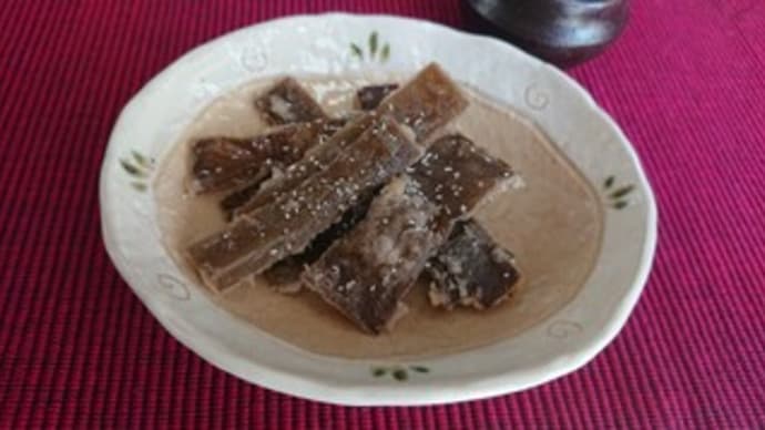 揚げ昆布のおつまみ