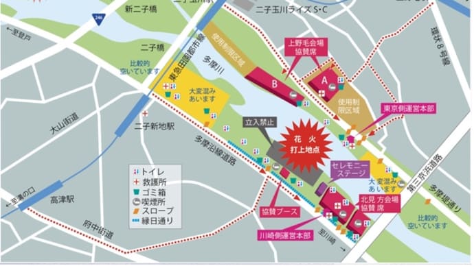 多摩川花火大会
