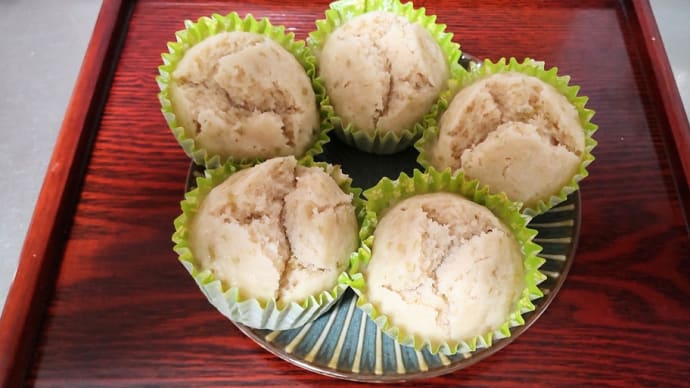 米粉で かるかん作り
