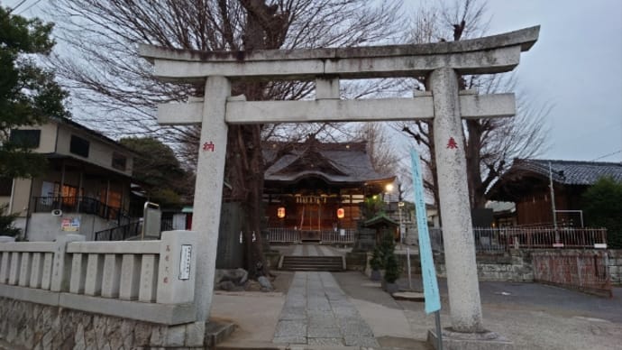 瀧野川八幡神社にて