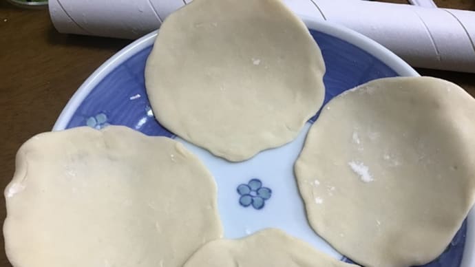 餃子の皮作り2日目