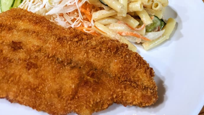 お魚フライな晩ごはん🍽️