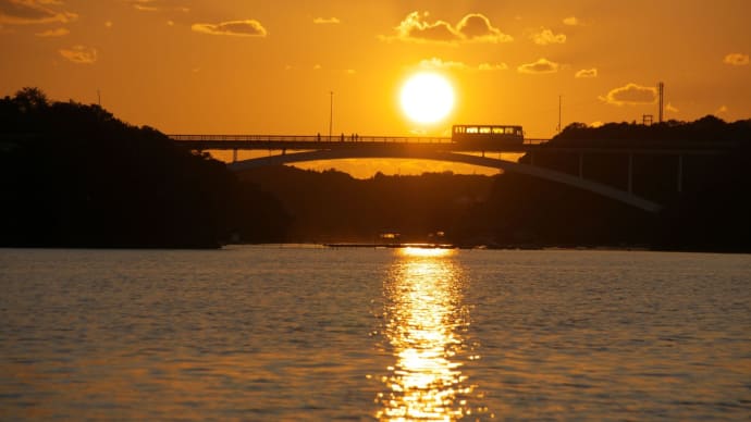 素晴らしい夕陽