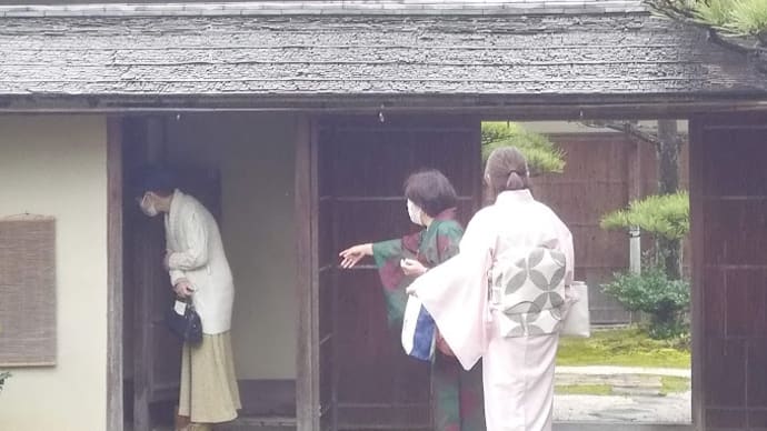 出雲伝承館のお茶会 裏千家と不昧流