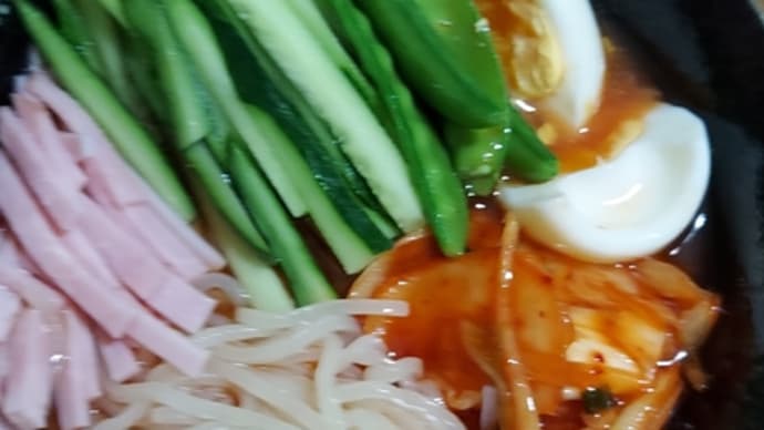 長男作、冷麺のお味は