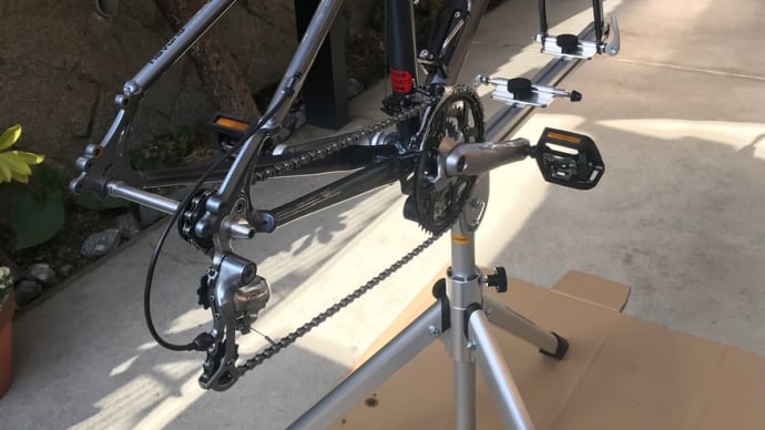 またまた自転車の洗車です