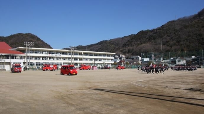 備前市消防団日生方面隊出初式