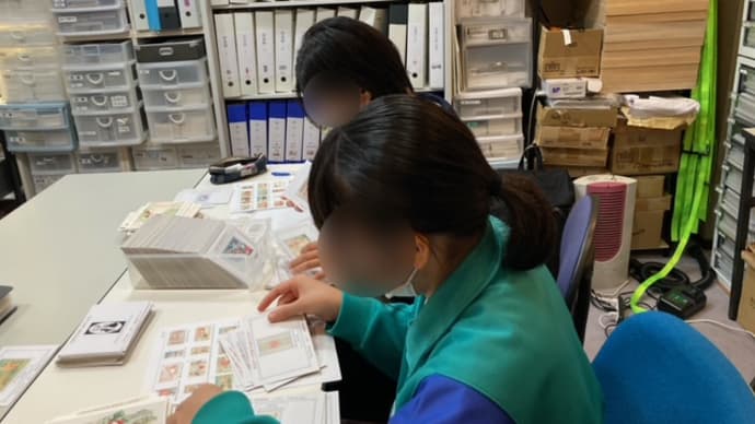 🔶2022年度トライ・やるウィーク 歌敷山中学校の学生さんが絵葉書資料館の職業体験を実施しました🔶