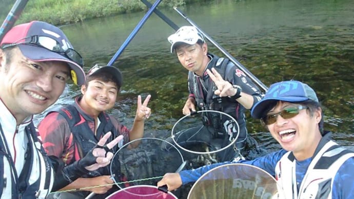 三重県で初めてのアユ釣り!?大内山川へ初釣行