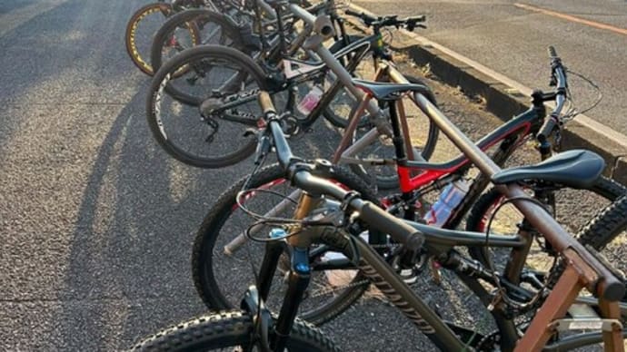 真冬のMTBツーリング