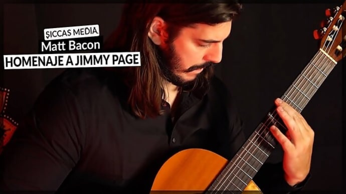 Matt Bacon plays Homenaje a Jimmy Page - Siccas Media