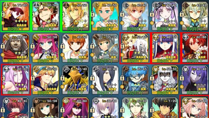 ｆｇｏ サーバントはこれを選んでみたが nekotopな