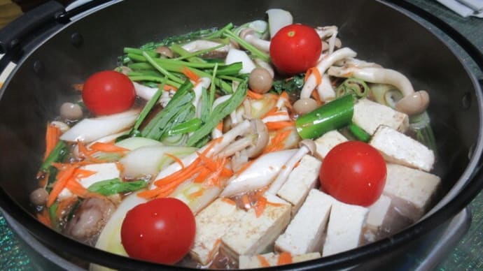 トマト入りすき焼き