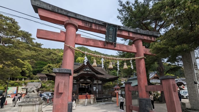 白髭神社の湖中大鳥居、カヌーで参拝できるんだ!!