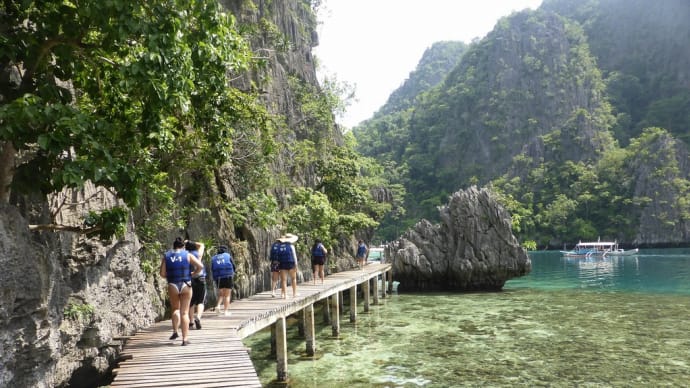 2019年夏休み　フィリピン旅行・ブスアンガ・コロン島旅行（4日目-15）Kayangan Lake：カヤンガン湖