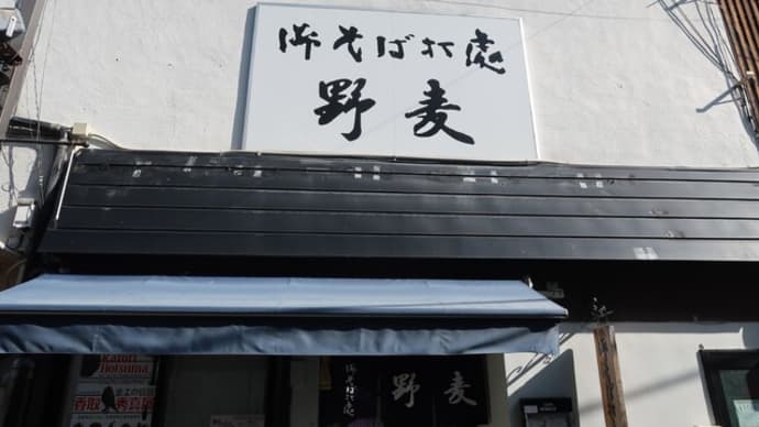 2024.11月 美ヶ原高原 王ヶ頭(7)~松本そば「野麦」と四柱神社