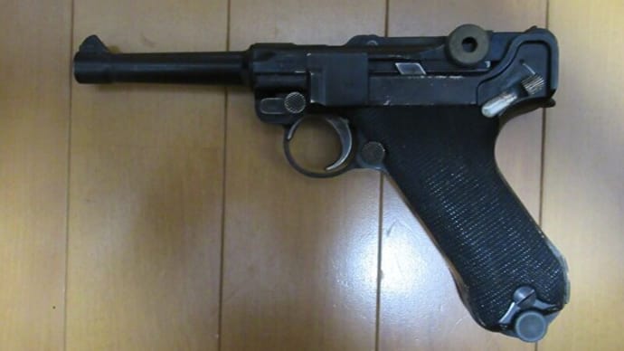 タナカワークスのモーゼルルガーP08スチールジュピターフィニッシュ