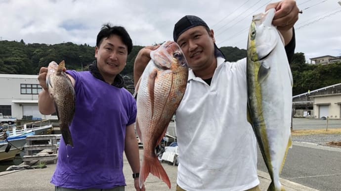 午前便タテ釣りです。