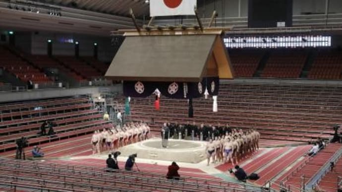 5月場所中止 当たっちゃいました!