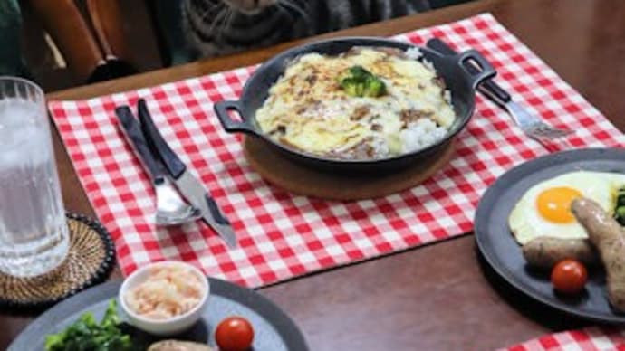 焼きチーズカレー&ワンプレート