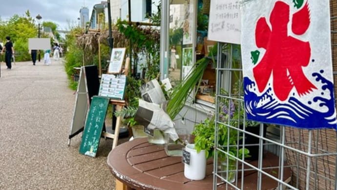 祝・井上尚弥選手&街歩き(下北沢)そして、摘みたてハーブでハーブティーの午後(シモキタ園藝部ちゃや / 東京都世田谷区北沢) 〜♪