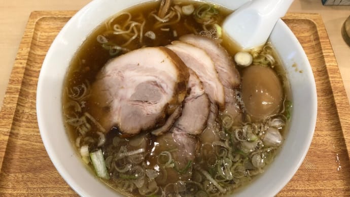 【千葉 松戸】 大勝 松戸店「チャーシューメン 小(1080円)+味付け玉子(100円)」