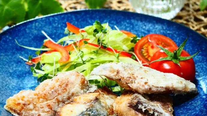 ごはんがすすむ♪魚の竜田揚げ&ごぼうサラダ♪
