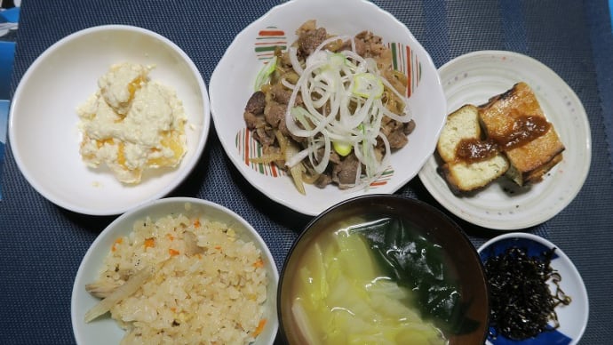 炊屋食堂の田舎定食・・・庶民の味。