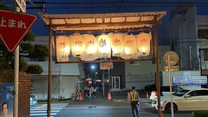 地元氏神さんの白山社でお祭りが有りました。