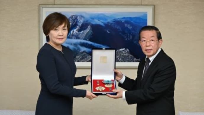 台湾政府、安倍元首相に勲章追贈　「台日関係の発展に尽力した」