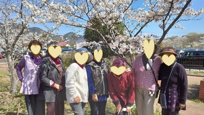 3年ぶりに友人たちと、お花見に・・・~~!