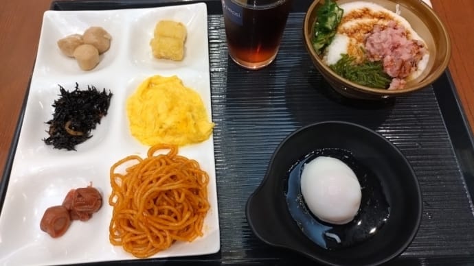 【天草ホテル亀屋】朝食バイキング。